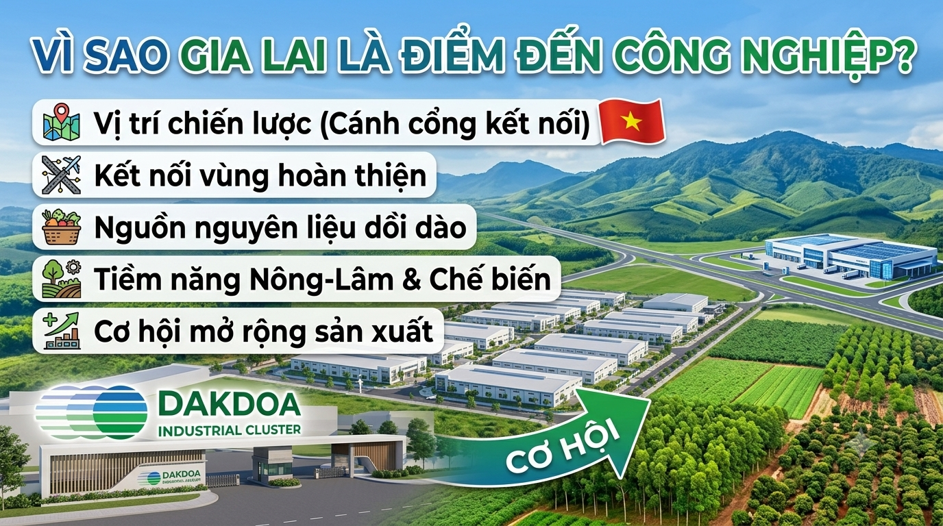 Vì sao Gia Lai đang trở thành điểm đến đáng chú ý cho phát triển công nghiệp?